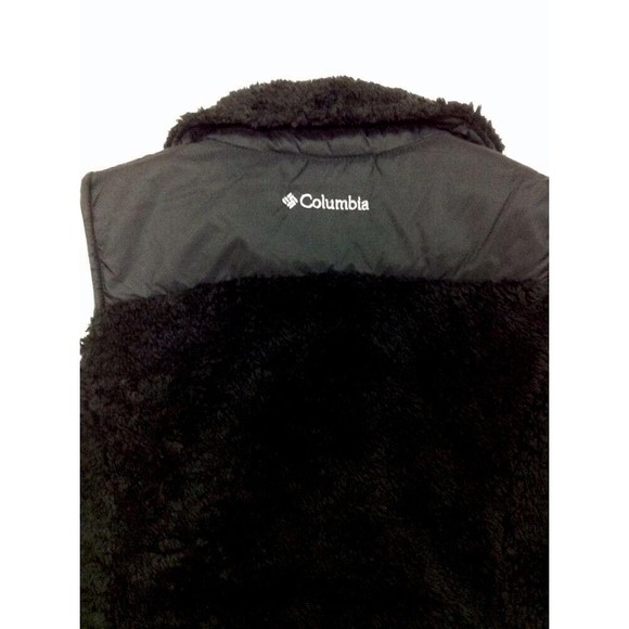 Columbia Vest Woman’s Black Polyester Nylon Small Fast Beauty Style Winter NWT - Picture 9 of 10